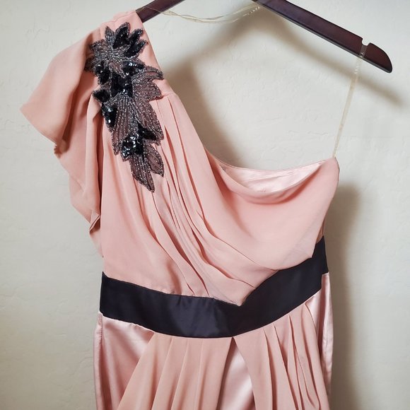 Lipsy London One Shoulder Beaded Details Dress - Picture 5 of 16